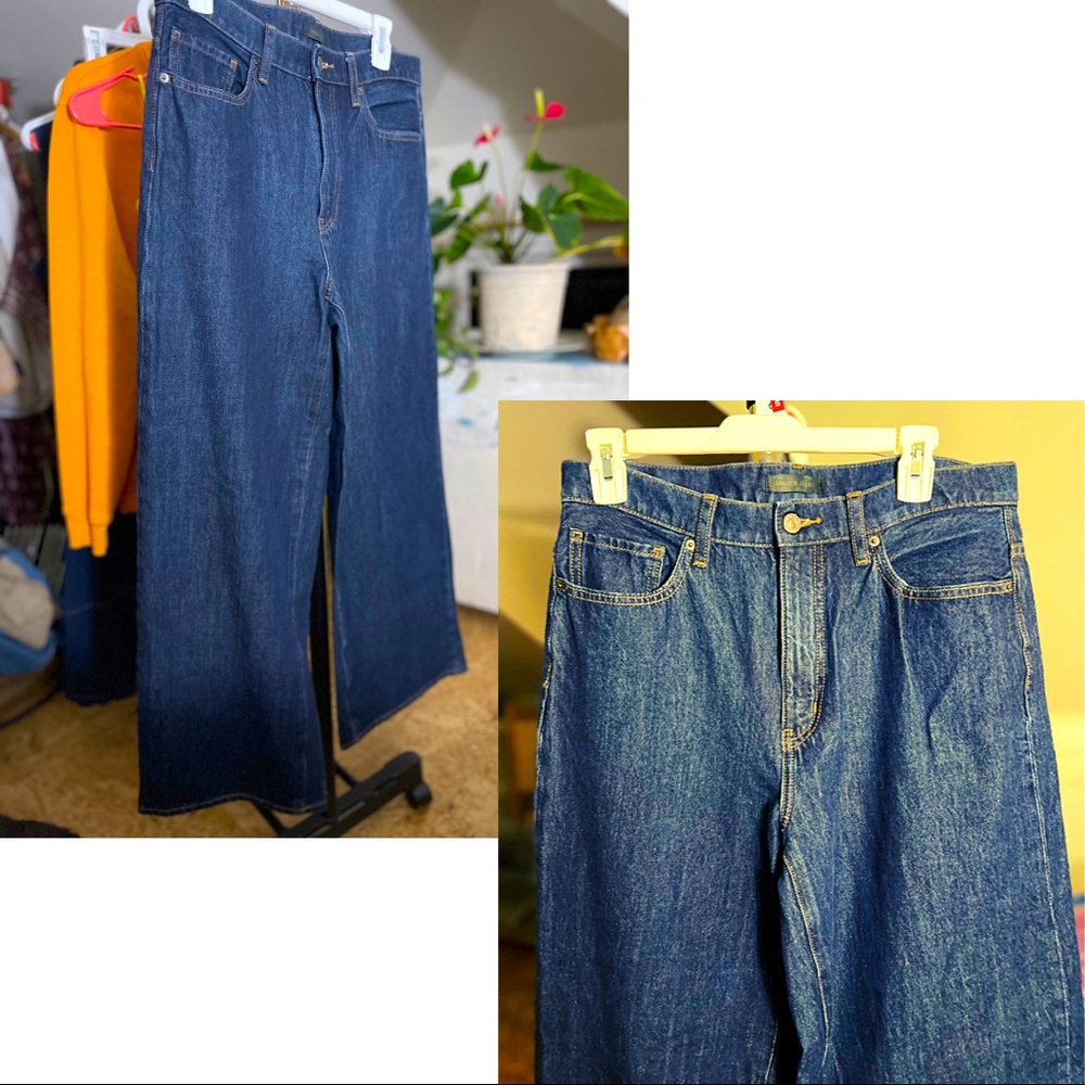 Uniqlo wide-leg high rise jeans W27